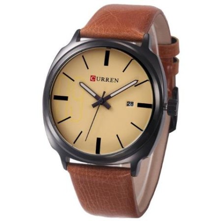 Curren Analog Date Classic Stylish Watch (Dial 4.2cm) - 0056