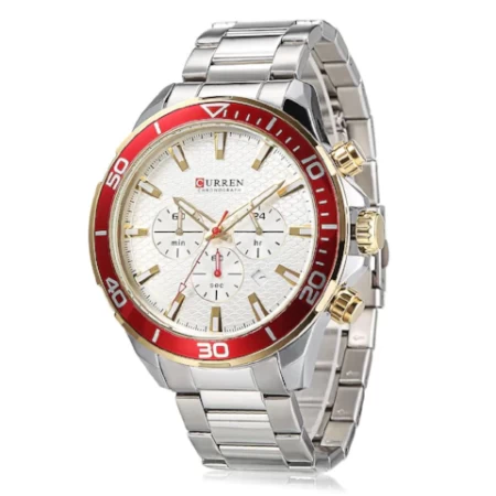 Curren Stainless Steel High Quality Stylish Watch (Dial 3.8cm) - 0071