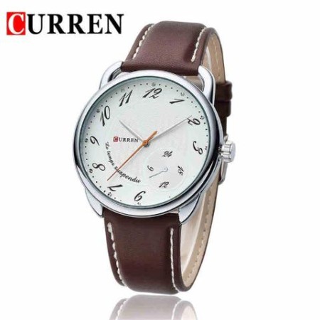 Curren Women's Faux Leather Band Stylish Watch (Dial 4.2cm) - 0077