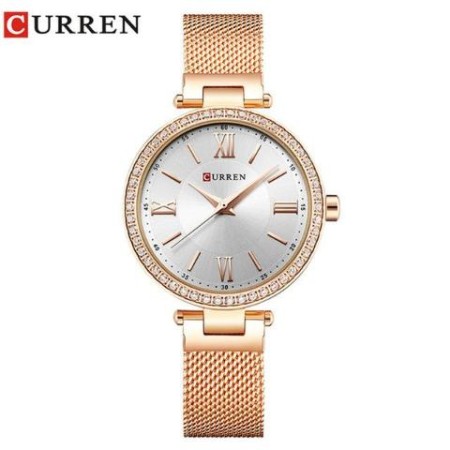 Curren Women's Beautiful Dial Fashionable Watch (Dial 3.0cm) - 0078