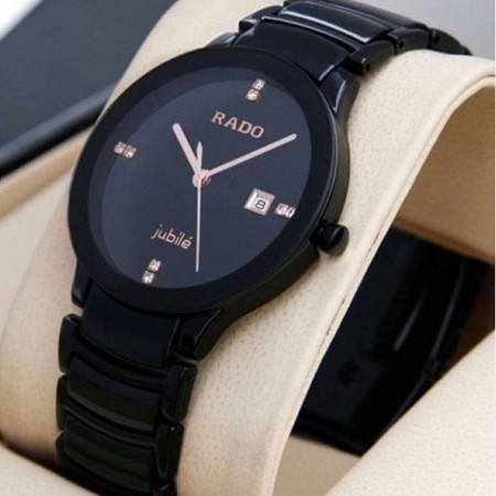 Rado Jublie Black Ceramic Watch Wristwatch for men waterproof